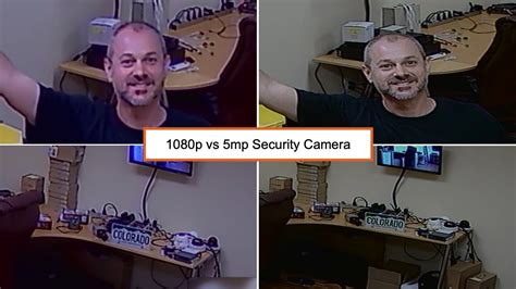 1080p Vs 5mp Security Camera Youtube