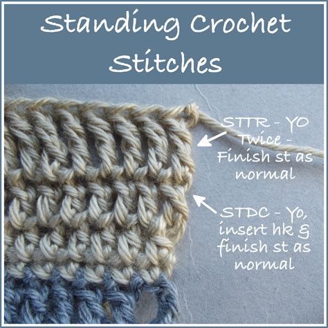 Standing Crochet Stitches ~ Crochet Tutorial
