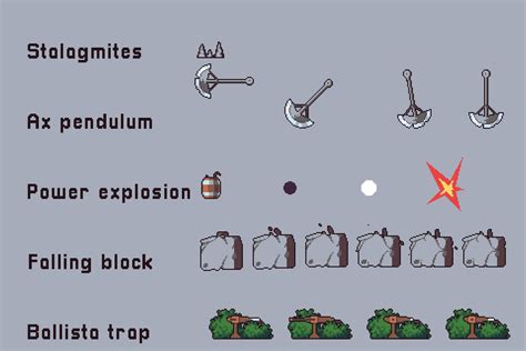 Animated Traps Pixel Art Pack