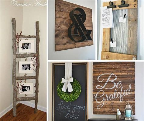 55 Amazing Diy Home Decor For A Pretty And Cozy Home Rustic Wood Wall