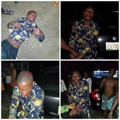 Suspected Thief Caught And Beaten To Pulp In Port Harcourt After