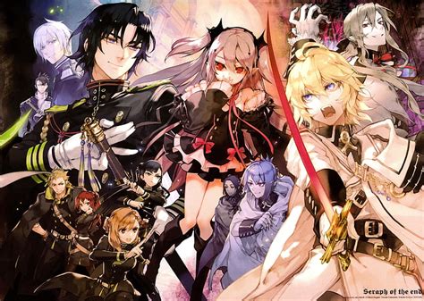 HD Wallpaper Anime Seraph Of The End Women Group Of People Adult