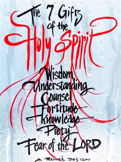 Seven Ts Of The Holy Spirit Photograph By Renee Marie