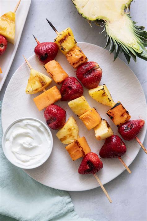 Best Grilled Fruit Skewers With Chocolate Syrup Recipes