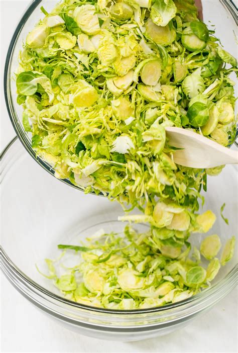 The flavors just combine to make the. Shredded Brussels sprouts, apple & walnut salad