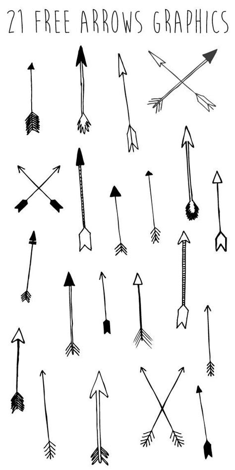 Hand Drawn Arrow Graphics Free Download Pure Sweet Joy Letras Cool