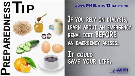 Preparedness Tip Dialysis And Emergency Renal Diet Youtube