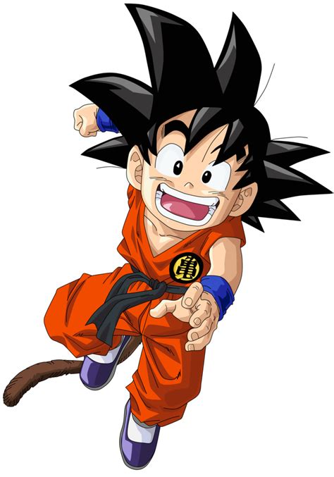 Goku is the protagonist of the manga and anime series, dragon ball, by akira toriyama. Kid Goku Vector Render/Extraction PNG - ClipArt Best - ClipArt Best