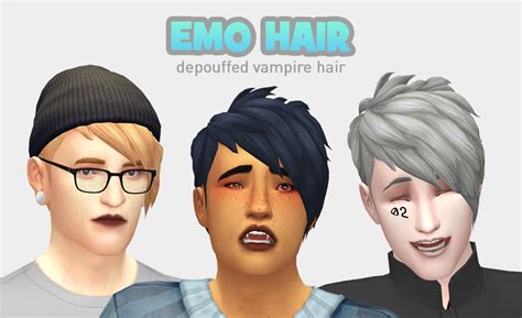 Cabsim Vampire Hair Sims Cc Sims 4