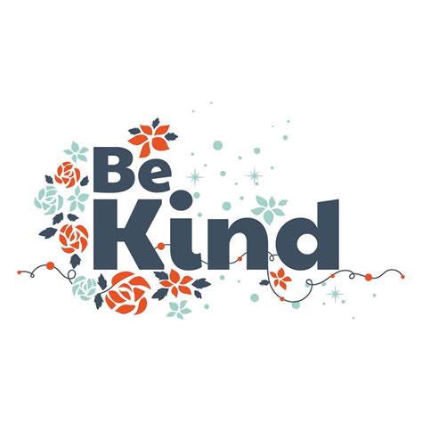 Be Kind Free Vector Graphics Cre8iveskill