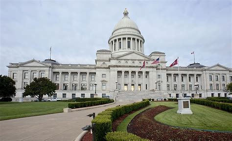 What Is The Capital Of Arkansas Worldatlas