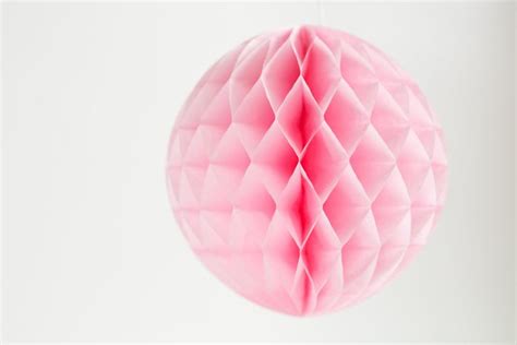 Light Pink Honeycomb Ball 8 Inch 12 Inch 14 Inch Etsy Honeycomb