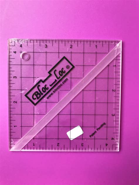 4 12 Bloc Loc Half Square Triangle Ruler Jack Squares Studio