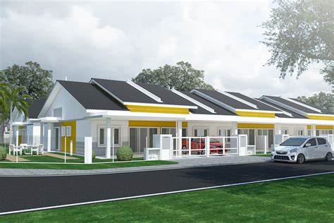 Kerana itu jugak aku kena beli rumah setingkat yang corner lot untuk extended bagi living hall luas nanti. Lot 67915 - Rumah Teres Setingkat @ Bukit Kapar