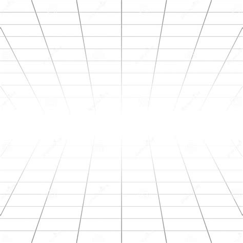 Ceiling And Floor Perspective Grid Vector Lines Architecture Wireframe