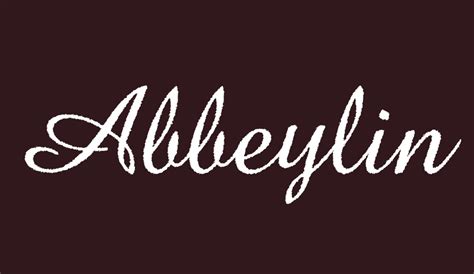 Abbeyline Font Free Download