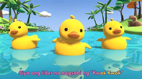 Tatlong Bibe 3d Animation Awiting Pambaga Kids Ph Tv Youtube