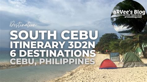 South Cebu Itinerary 3 Days 2 Nights Cebu Philippines Arvees Blog