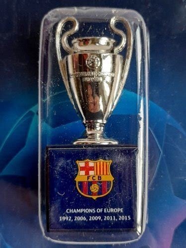 Fc Barcelona Uefa Champions League Mini Replica Trophy Small Official