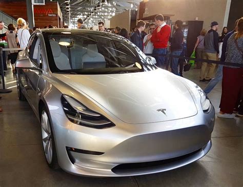 Gorgeous Silver Model 3 Becomes Centerpiece At Tesla Employee Party