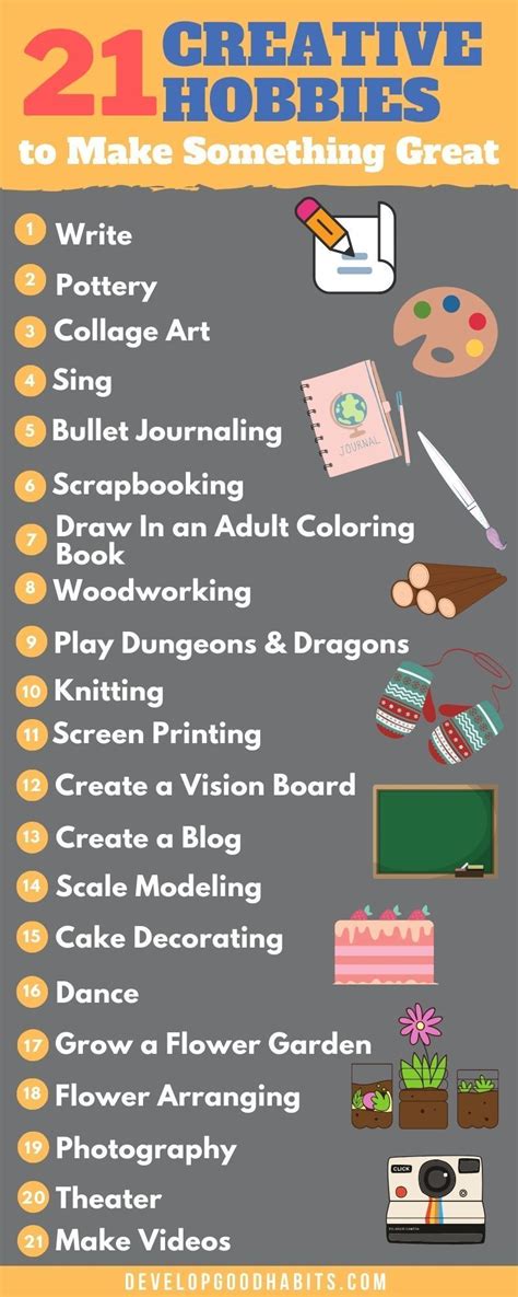 Discover 21 Engaging Hobbies To Unleash Your Creativity