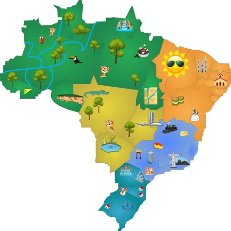 Mapa del município de brasília. Adesivo Decorativo Mapa do Brasil no Elo7 | Costa Barros ...