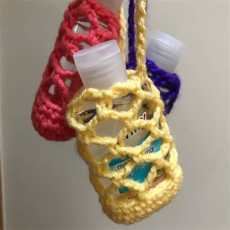 Crochet Hand Sanitizer Holders Etsy
