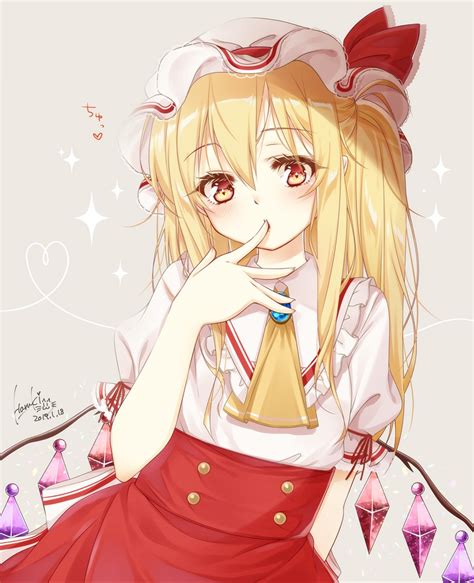 Flandre Scarlet Touhou Drawn By Harukicolorfulmacaron Danbooru