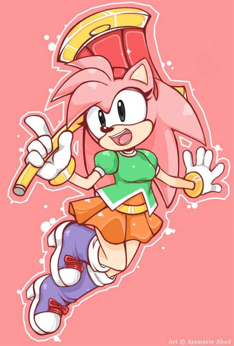Classic Amy Rose Amy Rose Amy The Hedgehog Sonic And Amy