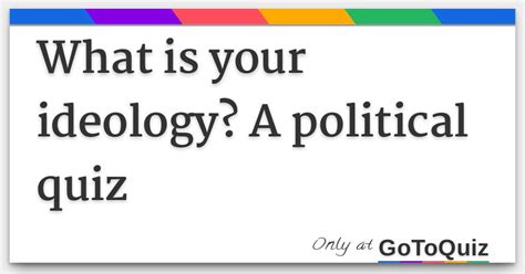 What Is Your Political Ideology A Ukus Focused Quiz