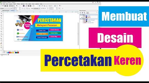 50 Desain Banner Percetakan Cdr Paling Top