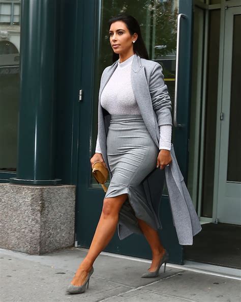 Dlisted Kim Kardashian Steps Out In Tight Clothes In New York City