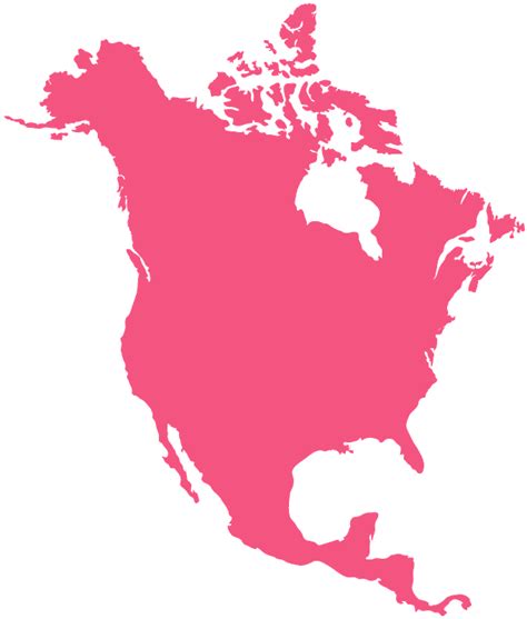 North America Map Png