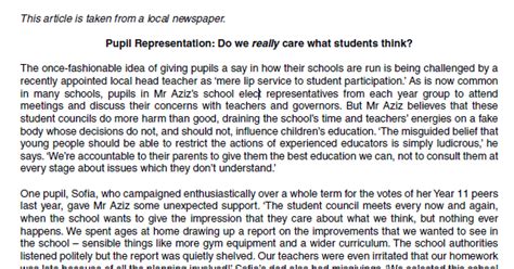 Paper 2 question 5 newspaper article. English Language Paper 2 Question 5 Newspaper Article ...