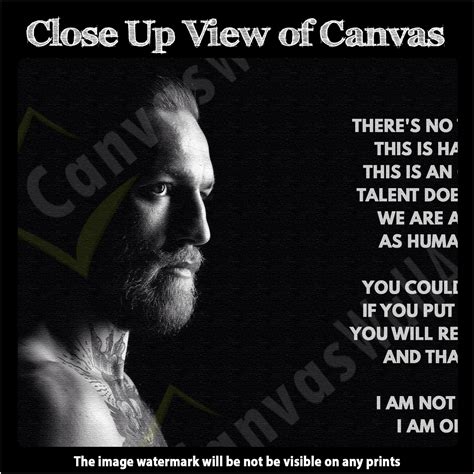 Discover the magic of the internet at imgur, a community powered entertainment destination. CONOR McGREGOR QUOTE UFC MMA ~ Canvas Print Wall Art ...