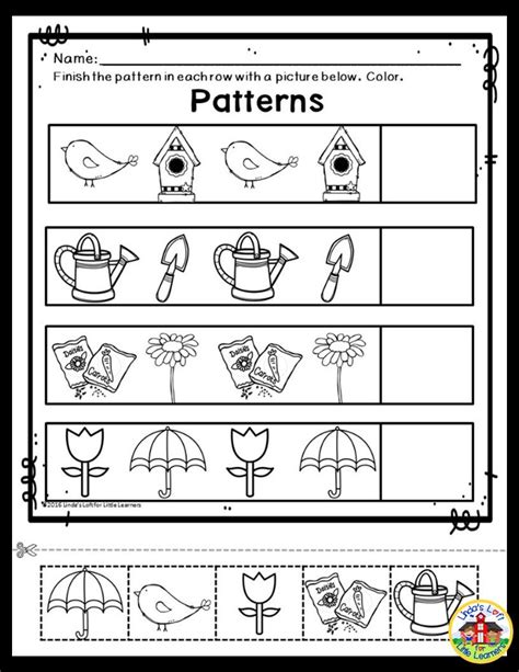 Spring Math Preschool Printables Preschool Worksheets Math