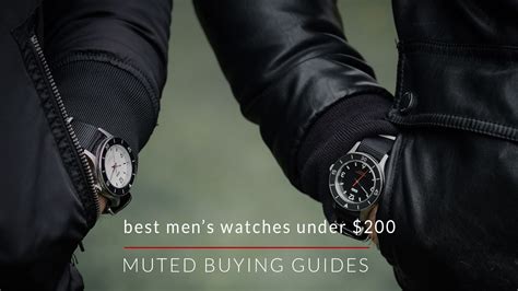 The Best Mens Watches Under 200 Everyday Carry Guides Muted