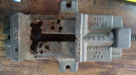 Vintage Yost No 2d 5 12 Machinist Bench Vise Usa Made Meadeville Ebay