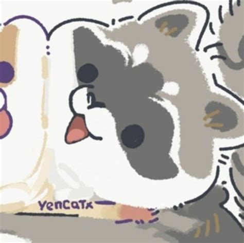 Raccoon Matching Pfps 12 In 2022 Cute Doodles Cute Raccoon Cute