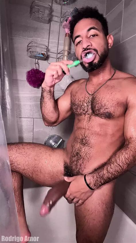 stroking my cock in the shower xhamster