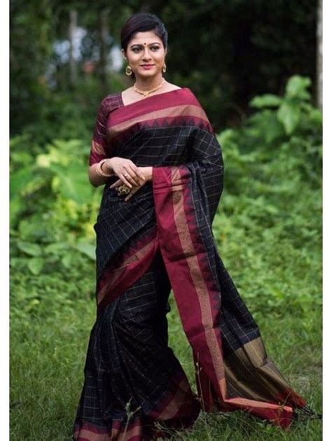 Peculiar Black Color Raw Silk Saree Gnp006268 Raw Silk Saree Indian Saree Blouses Designs