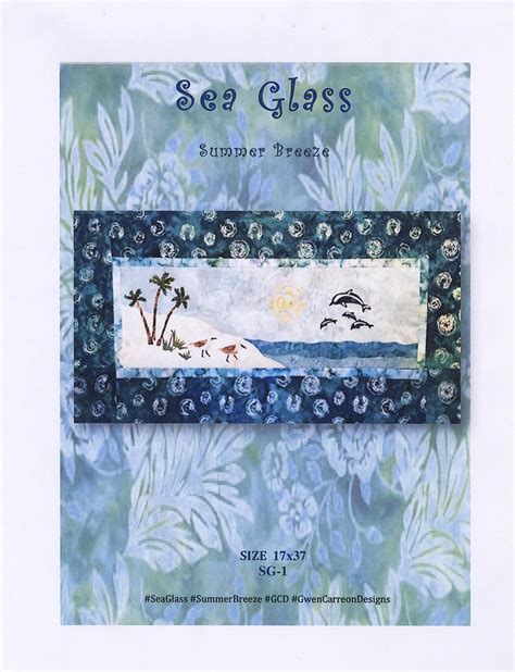 Sea Glass - Summer Breeze - 17in x 37in. | Summer breeze, Sea glass, Breeze