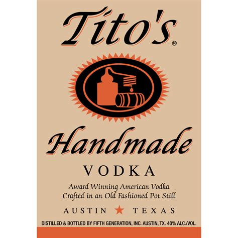 tito s handmade vodka 1l york liquor
