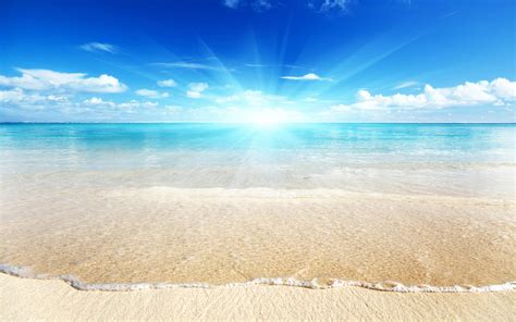 Blue Sky Beach Wallpapers Top Free Blue Sky Beach Backgrounds