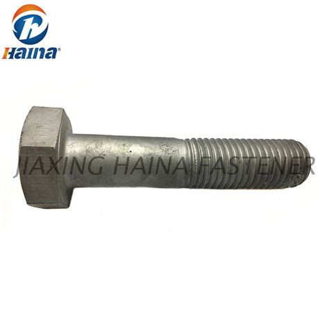 Hot Dip Galvanized Hdg High Tensile Hex Cap Screw