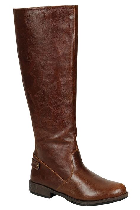 Bamboo Montage 77 Knee High Riding Boot In Brown Boots Riding