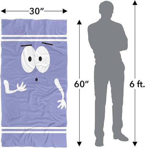 Logo Vision South Park Towelie Officially Licensed Beach Towel 30 X 60