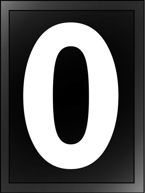 Number 0 Transparent Png Images Zero Free Download 0 Png Free