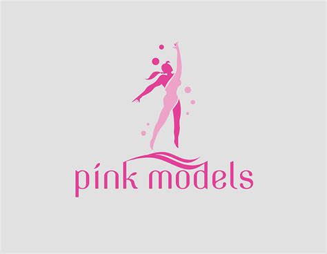 Professional Upmarket Modeling Agency Logo Design For Pink Models By