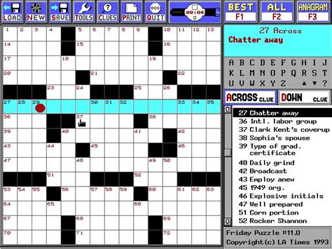 The newest and coolest puzzle games available on gamesxl. CrossWorld: LA Times Edition Download (1993 Puzzle Game)